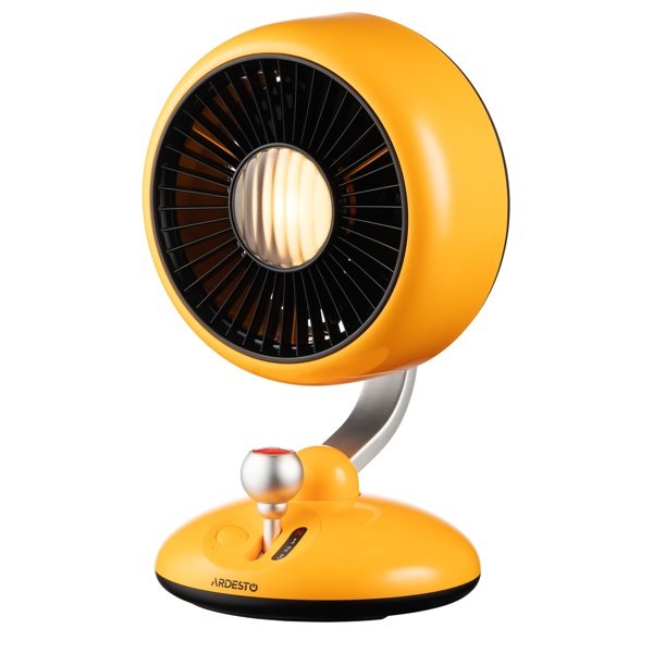 ვენტილატორი Ardesto FT-F3600Y AviaFan, 3.7W, Rechargeable Fan, Yellow