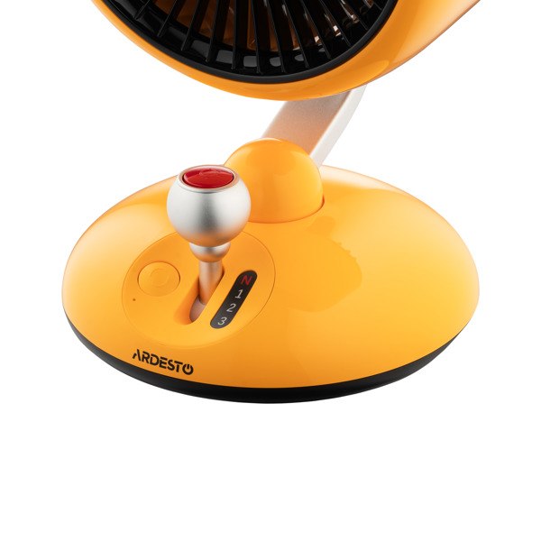 ვენტილატორი Ardesto FT-F3600Y AviaFan, 3.7W, Rechargeable Fan, Yellow