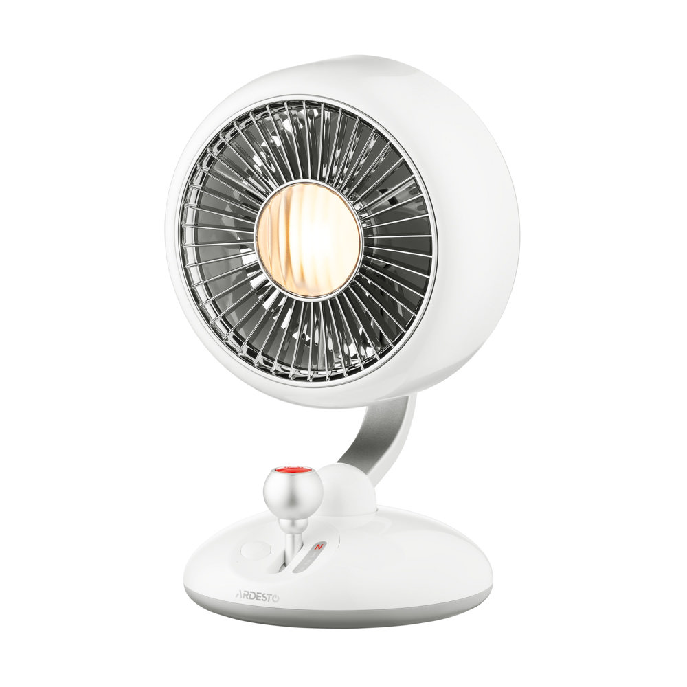 ვენტილატორი Ardesto FT-F3600W AviaFan, 3.7W, Rechargeable Fan, White