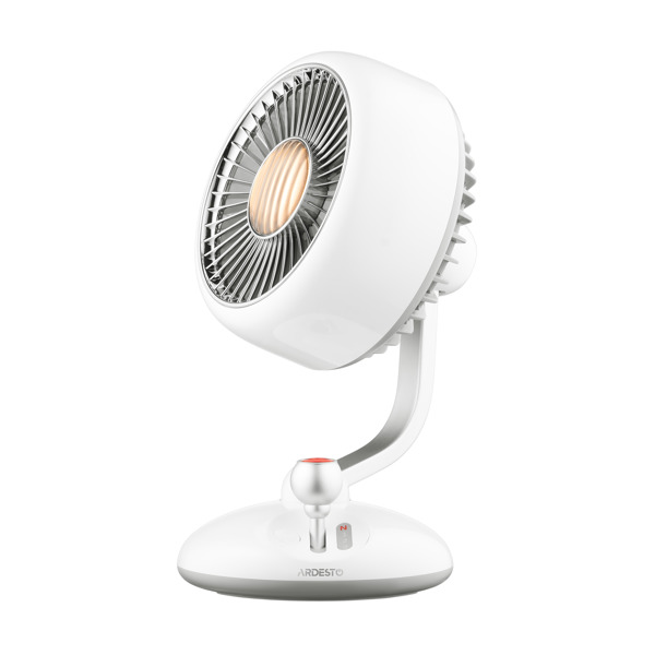 ვენტილატორი Ardesto FT-F3600W AviaFan, 3.7W, Rechargeable Fan, White