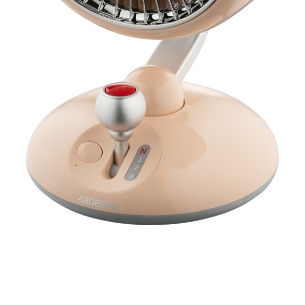 ვენტილატორი Ardesto FT-F3600BG AviaFan, 3.7W, Rechargeable Fan, Beige