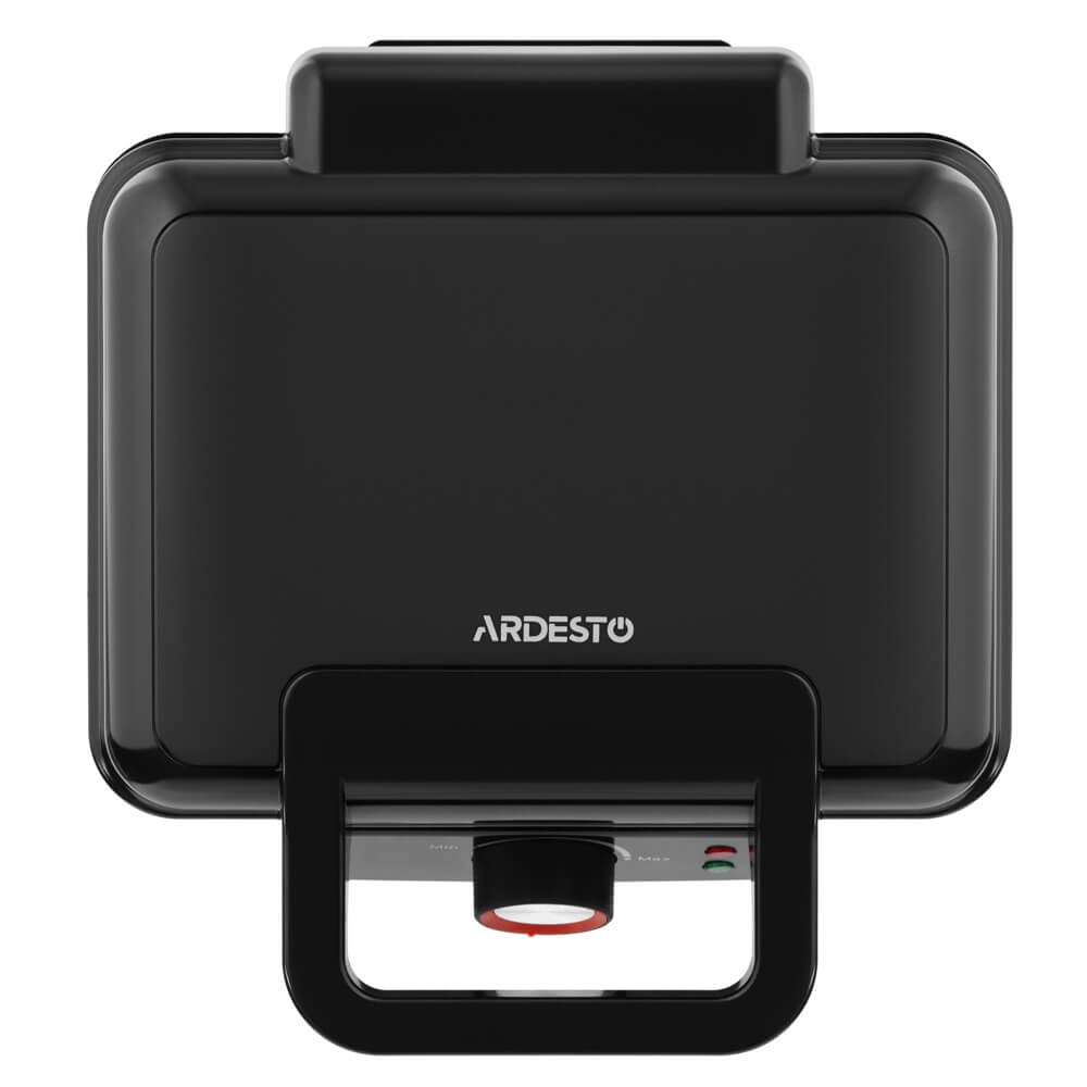ვაფლის აპარატი Ardesto SM-L100LWAFFLE, 1200W, Waffle Maker, Black