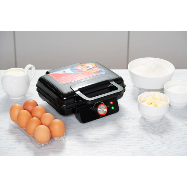 Waffle Maker Ardesto SM-L100LWAFFLE, 1200W, Black