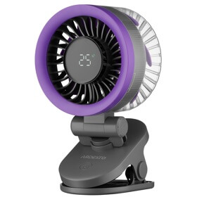 Rechargeable Fan Ardesto FT-M83GR OneBreeze, 5W, Grey