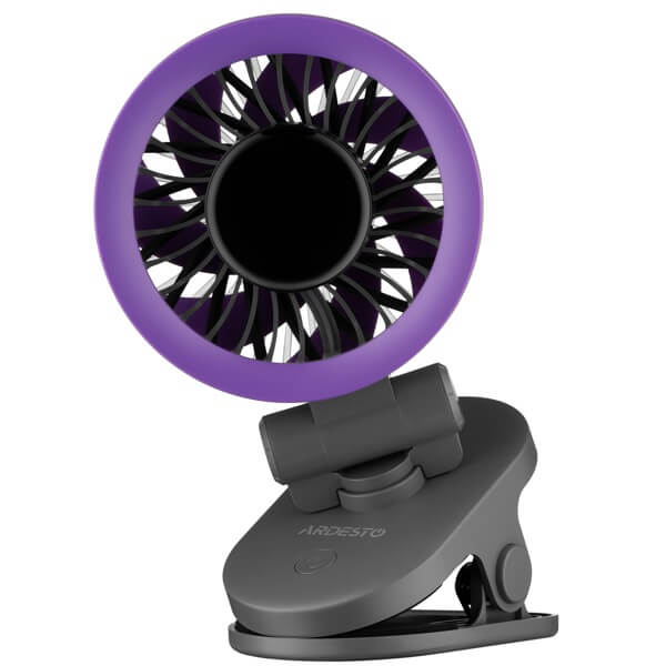 Rechargeable Fan Ardesto FT-M83GR OneBreeze, 5W, Grey