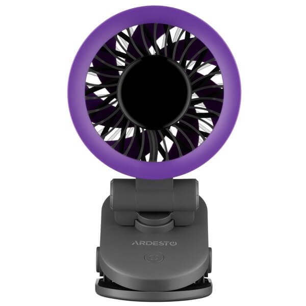 Rechargeable Fan Ardesto FT-M83GR OneBreeze, 5W, Grey