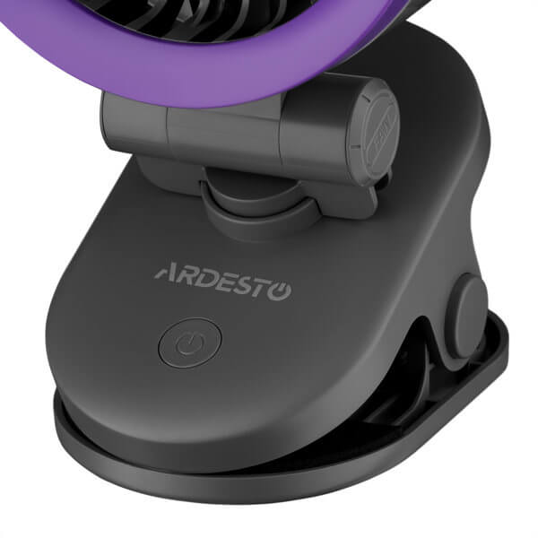 Rechargeable Fan Ardesto FT-M83GR OneBreeze, 5W, Grey