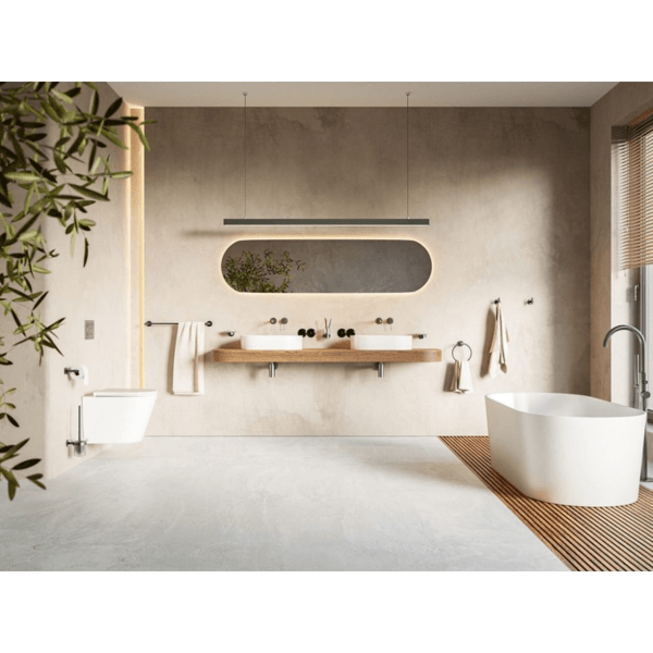 პირსახოცის საკიდი Bisk 16012093, Towel Rack, Skala Grey
