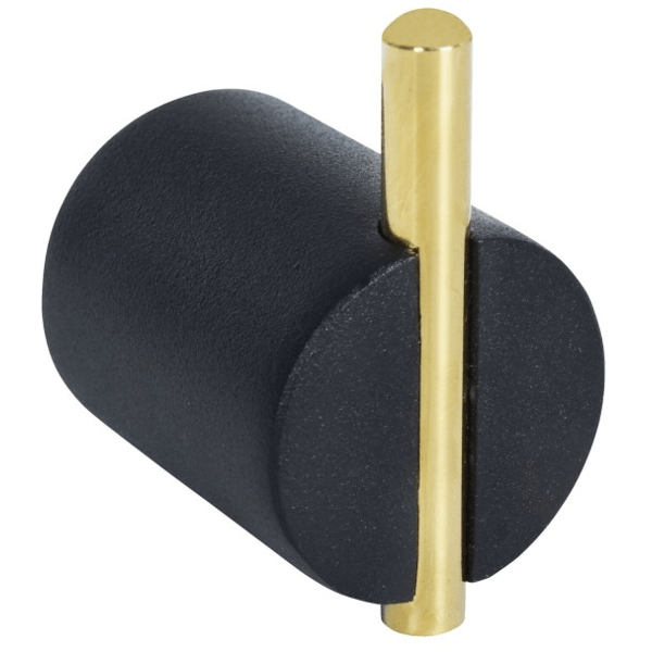 პირსახოცის საკიდი Bisk Sintra, Towel Rack, Black/Gold