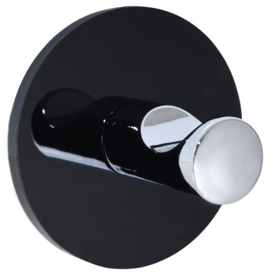 პირსახოცის საკიდი Bisk Style D5, Towel Rack, Silver/Black
