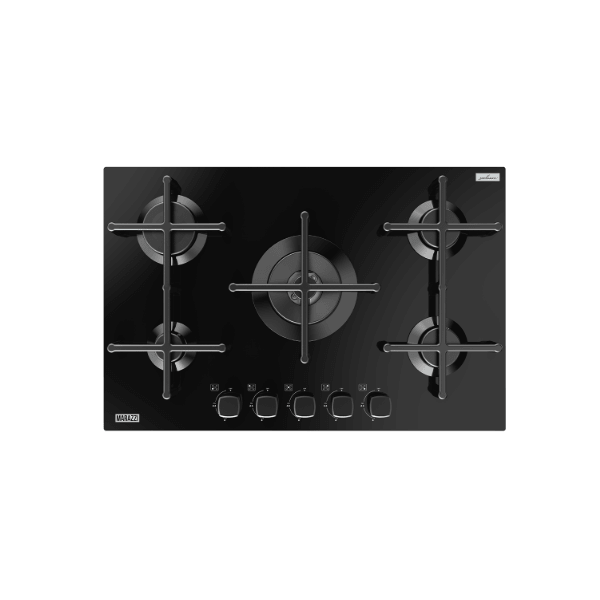 ჩასაშენებელი გაზის ქურის ზედაპირი Marazzi MVBH-G75S4K19(BG), Built-in Gas Cooktop, Black