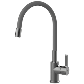 Kitchen faucet Rubineta FLEXY-33 (DG), Grey