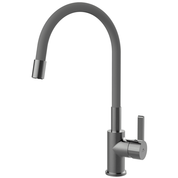 Kitchen faucet Rubineta FLEXY-33 (DG), Grey