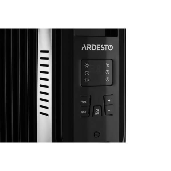Oil Radiator Ardesto OFH-E11X2, 2500W, 25m², Black