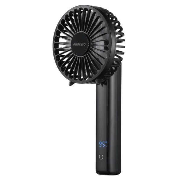 Rechargeable Fan Ardesto FN-HS-2000, 5W, Black