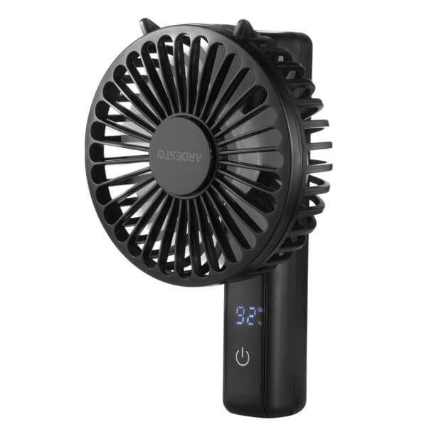 Rechargeable Fan Ardesto FN-HS-2000, 5W, Black