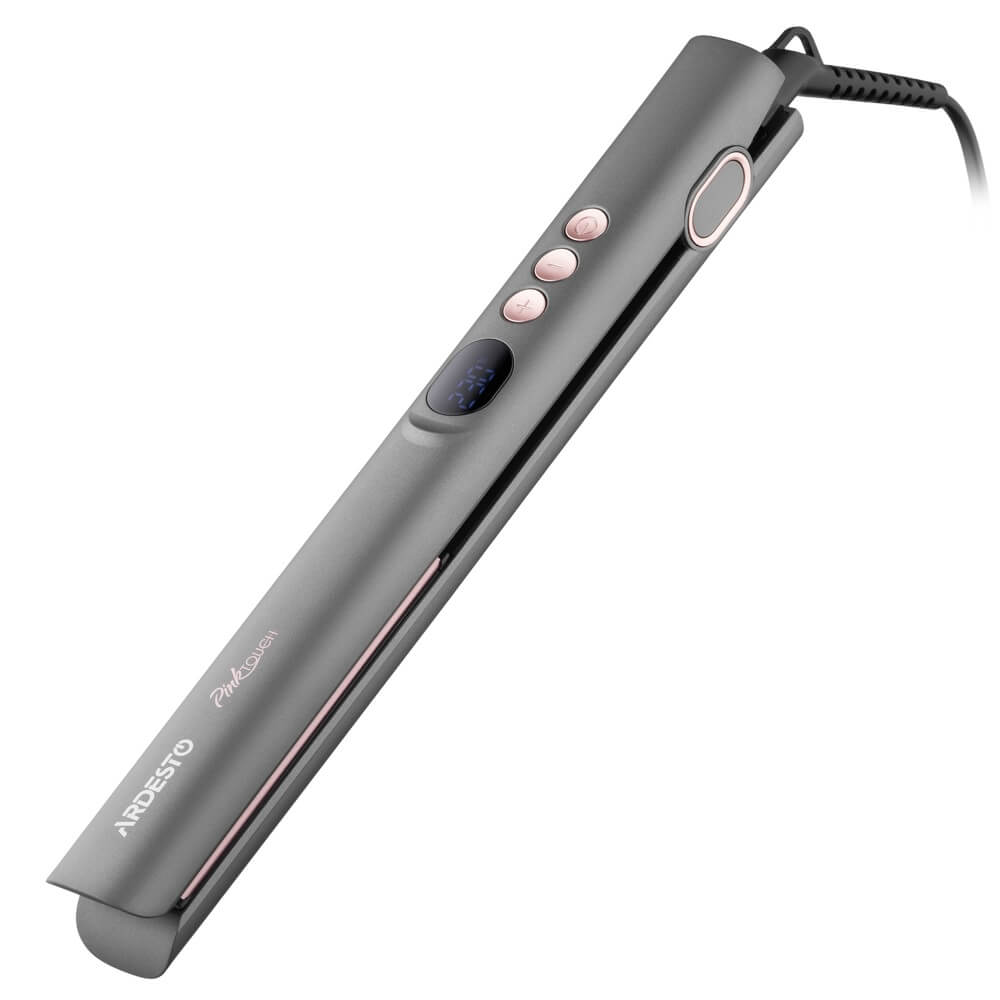 თმის უთო Ardesto HC-R360PT Pink Touch, Hair Straightener, Grey/Pink