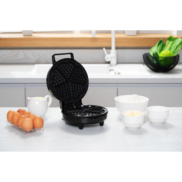 Waffle Maker Ardesto SM-L100RHEART, 1200W, Black