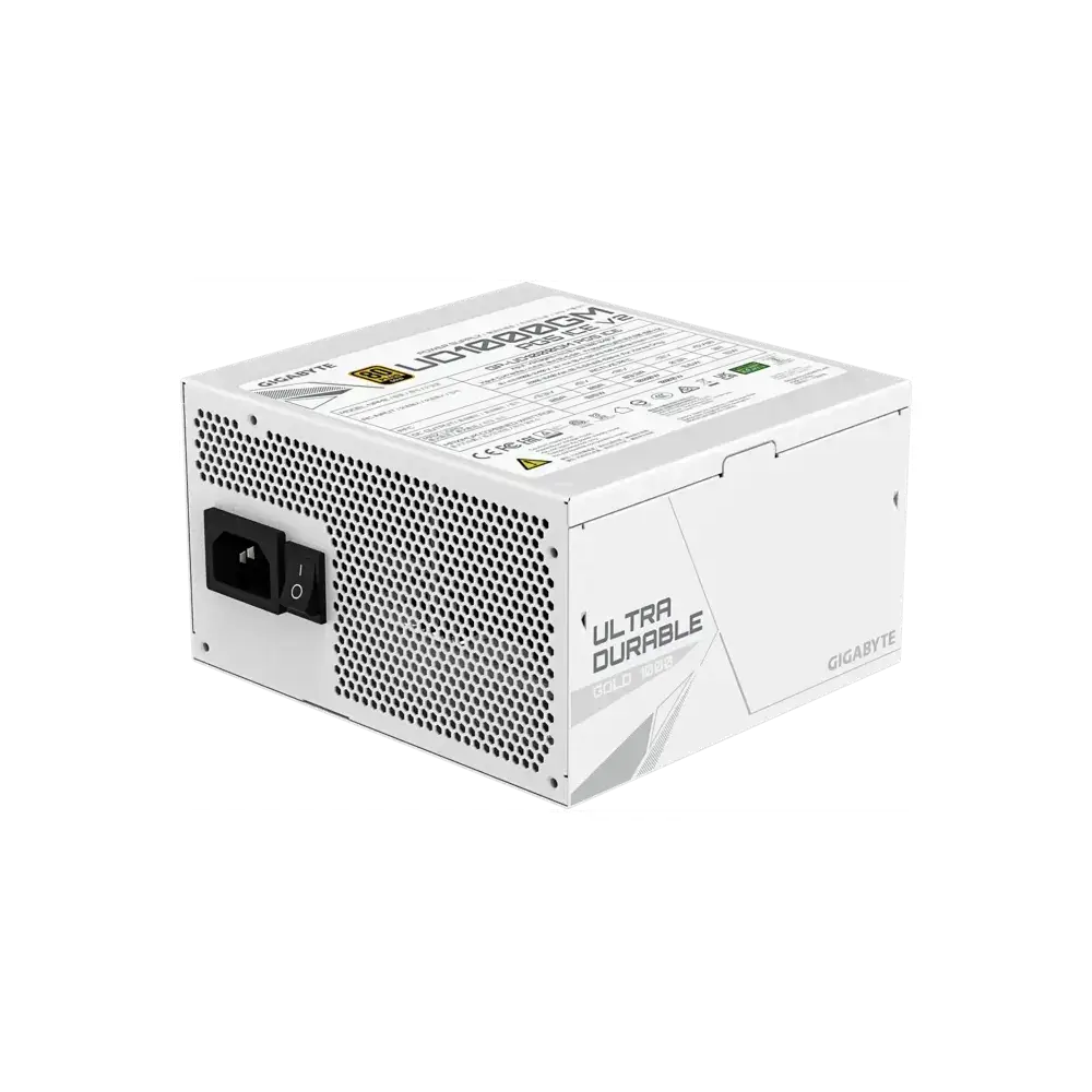 კვების ბლოკი Gigabyte GP-UD1000GM_PG5_ICE, 1000W, 80 Plus Gold, Power Supply, White