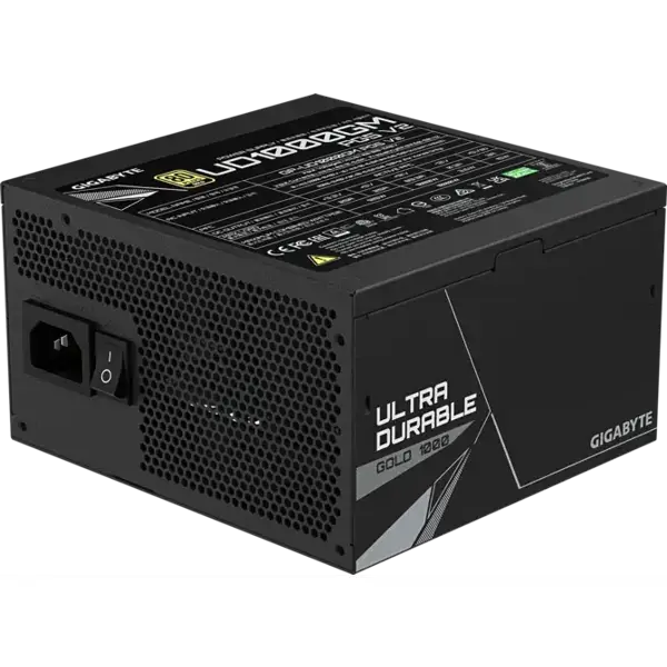 კვების ბლოკი Gigabyte GP-UD1000GM_PG5_V2, 1000W,  80Plus Gold, Power Supply, Black