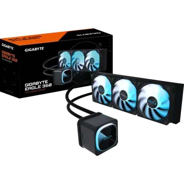 Liquid Cooling Gigabyte GP-GIGABYTE_EAGLE_360, 120mm, 2000Rpm, Black