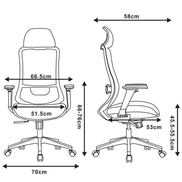 საოფისე სავარძელი 2E 2E-OC150-BLACK, Office Chair, Black