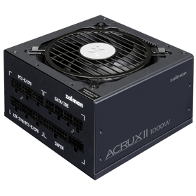 კვების ბლოკი Zalman ZM1000-ARX2 ACRUX II, 1000W, 80Plus Platinum, Power Supply, Black