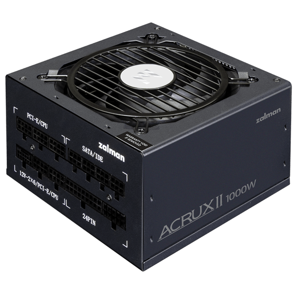 კვების ბლოკი Zalman ZM1000-ARX2 ACRUX II, 1000W, 80Plus Platinum, Power Supply, Black