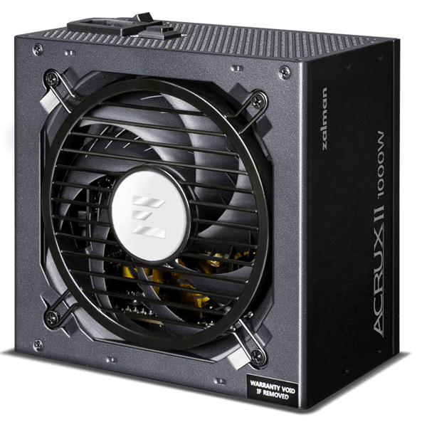 კვების ბლოკი Zalman ZM1000-ARX2 ACRUX II, 1000W, 80Plus Platinum, Power Supply, Black