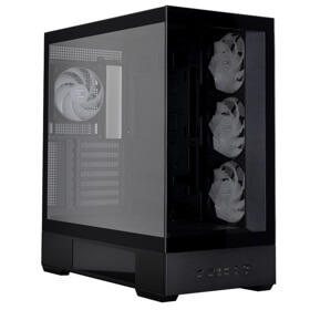Computer Case Zalman P40DSBLACK, MidT, ATX, mATX, Mini-ITX, 2xUSB 3.0, Type-C, Black