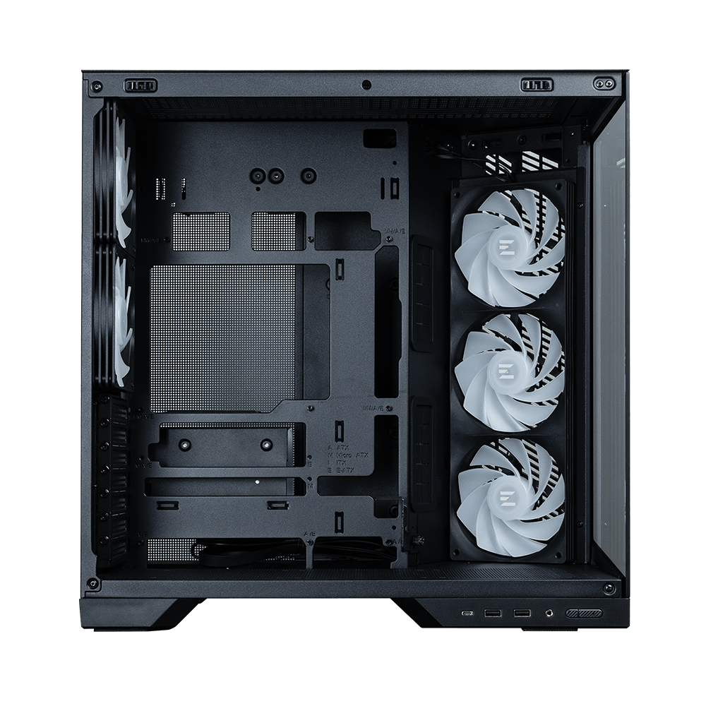 Computer Case Zalman D50BLACK, MidT, ATX, mATX, Mini-ITX, 2xUSB 3.0, Type-C, Black