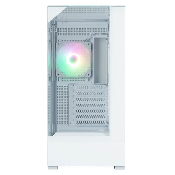 Computer Case Zalman P40PRISMPLUSWHITE, ATX, mATX, Mini-ITX, 2xUSB 3.0, Type-C, White