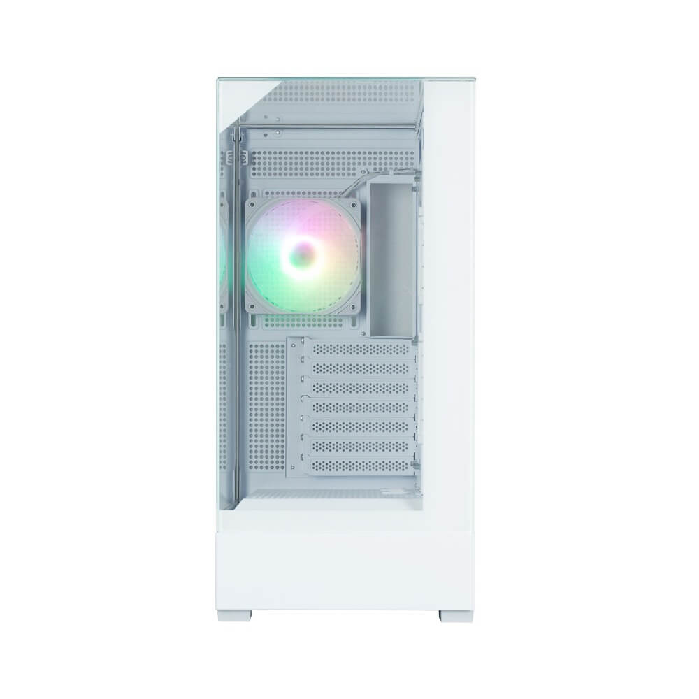 Computer Case Zalman P40PRISMPLUSWHITE, ATX, mATX, Mini-ITX, 2xUSB 3.0, Type-C, White