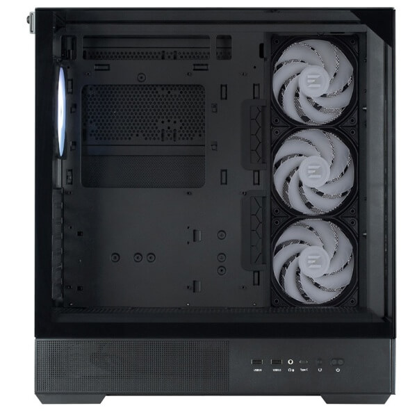 ქესისი Zalman P40PRISMPLUSBLack, Computer Case, ATX, mATX, Mini-ITX, 2xUSB 3.0, Type-C, Black