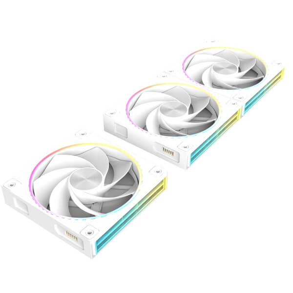 ქულერი Zalman ZM-DF120RA3WHITE, 120mm, 2300RPM, Case Fan, White