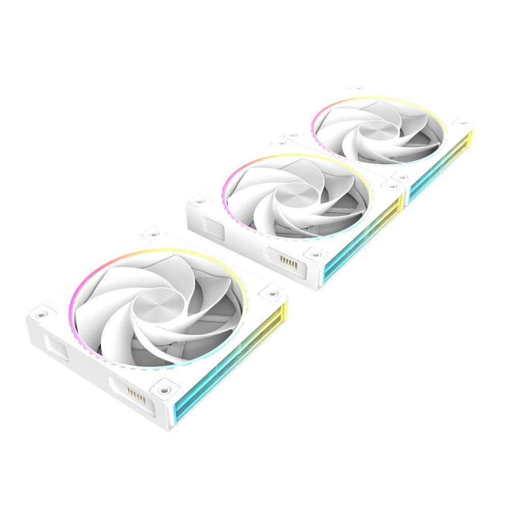 Case Fan Zalman ZM-DF120RA3WHITE, 120mm, 2300RPM, White