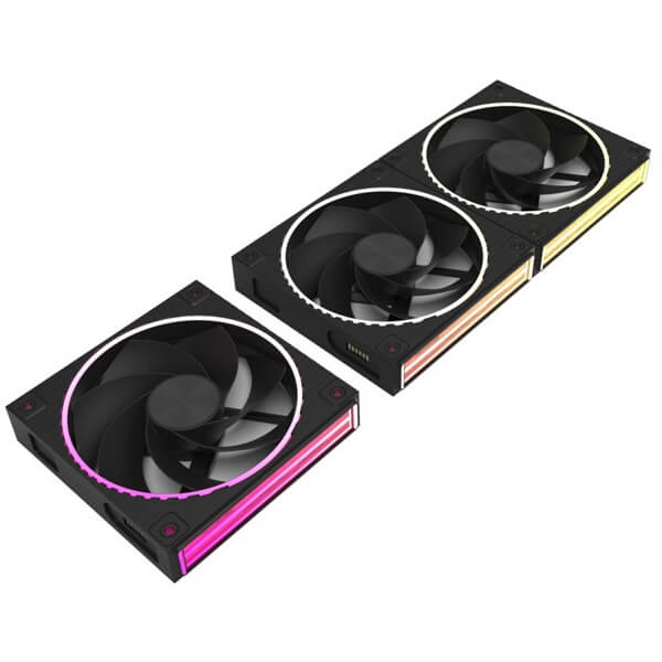 ქულერი Zalman ZM-DF120RA3BLACK, 120mm, 2300RPM, Case Fan, Black
