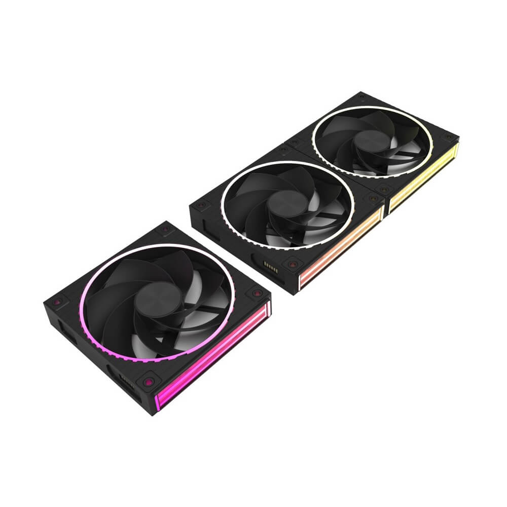 Case Fan Zalman ZM-DF120RA3BLACK, 120mm, 2300RPM, Black