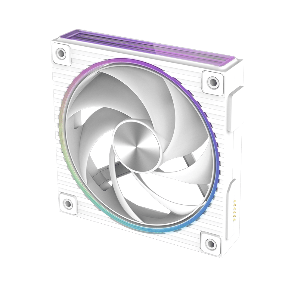 Case Fan Zalman ZM-DF120A3WHITE, 120mm, 2300RPM, White