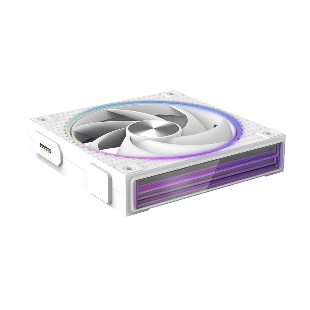 ქულერი Zalman ZM-DF120A3WHITE, 120mm, 2300RPM, Case Fan, White