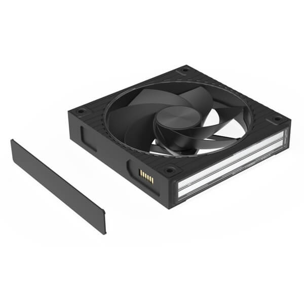 ქულერი Zalman ZM-DF120RBLACK, 120mm, 2300RPM, Case Fan, Black