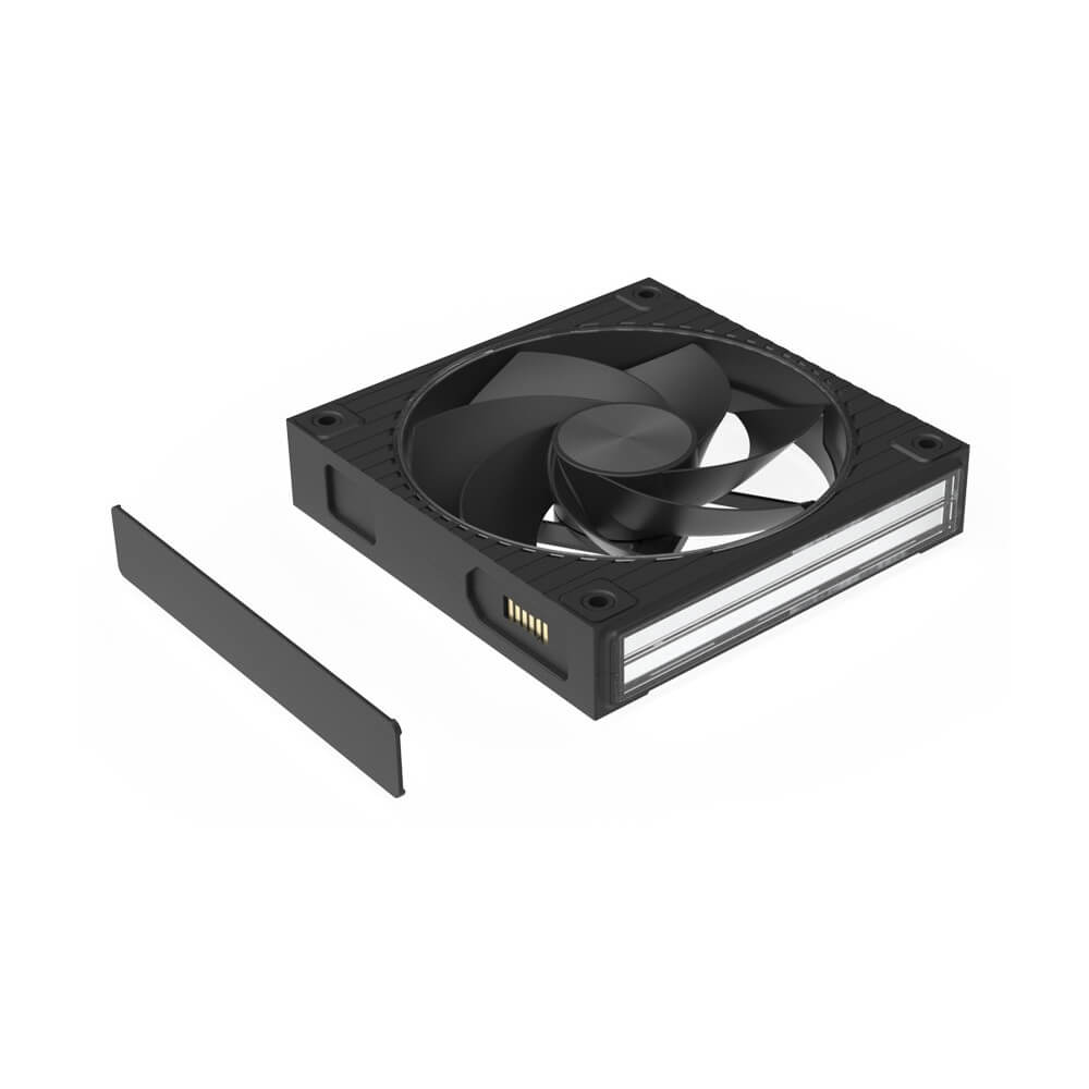 Case Fan Zalman ZM-DF120RBLACK, 120mm, 2300RPM, Black