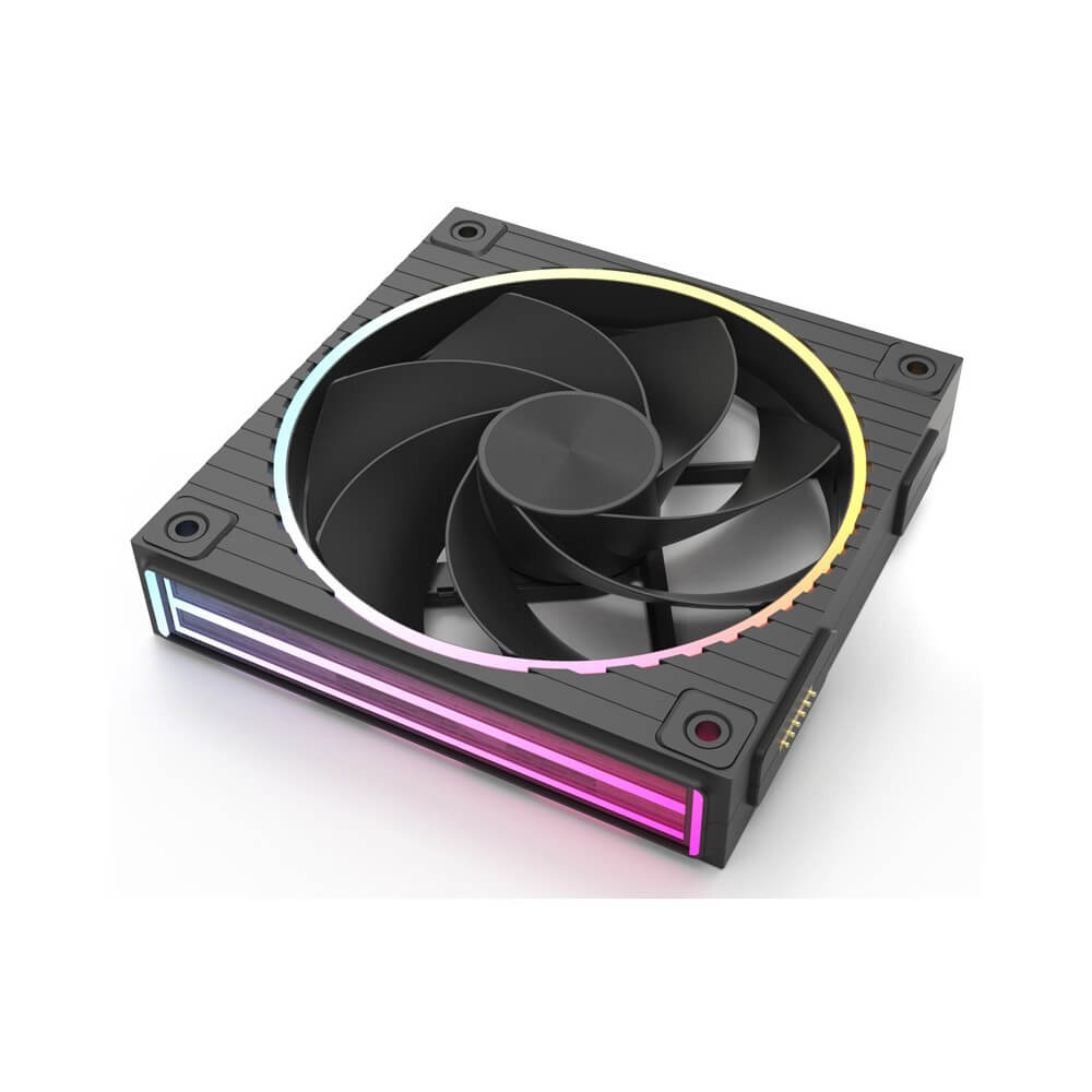 Case Fan Zalman ZM-DF120RBLACK, 120mm, 2300RPM, Black