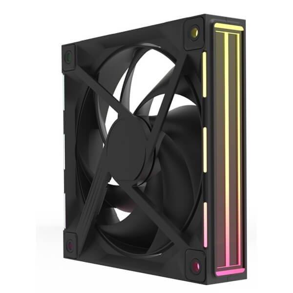 ქულერი Zalman ZM-DF120RBLACK, 120mm, 2300RPM, Case Fan, Black