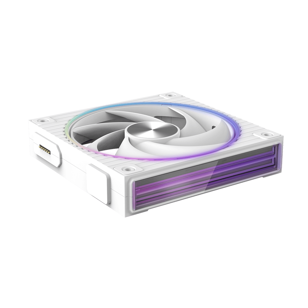 Case Fan Zalman ZM-DF120WHITE, 120mm, 2300RPM, White