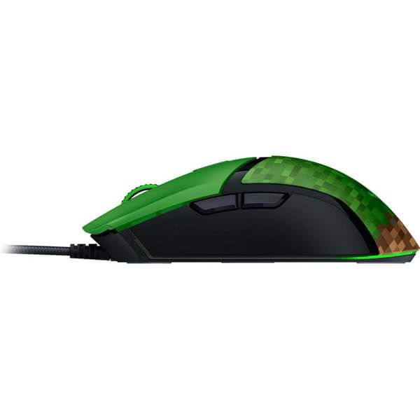 მაუსი Razer RZ01-04650200-R3M1 Cobra, Wired, USB, Gaming Mouse, Green/Minecraft Edition