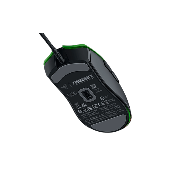 მაუსი Razer RZ01-04650200-R3M1 Cobra, Wired, USB, Gaming Mouse, Green/Minecraft Edition