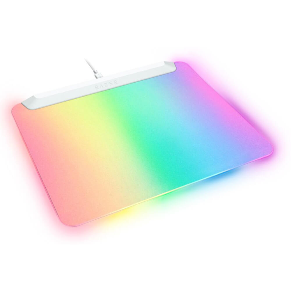 მაუსის პადი Razer RZ02-04920200-R3M1 Firefly V2 Pro, M, RGB, Mouse Pad, Phantom White