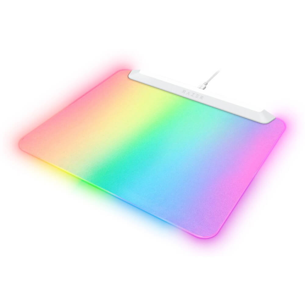 მაუსის პადი Razer RZ02-04920200-R3M1 Firefly V2 Pro, M, RGB, Mouse Pad, Phantom White