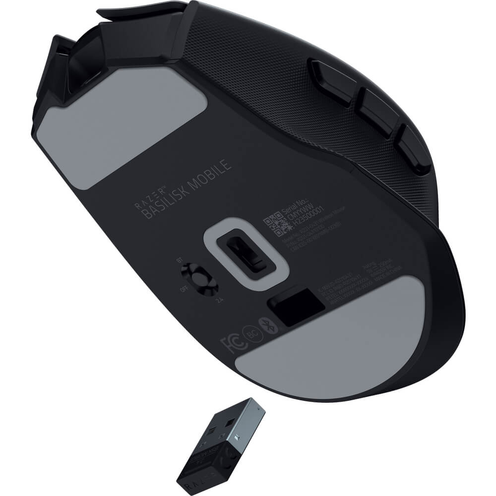 Gaming Mouse Razer RZ01-04310100-R3G1 Basilisk Mobile, Wireless, Bluetooth, USB, Black
